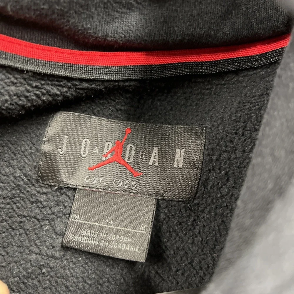 Nike Mens Jordan Jumpman Air Fleece Pullover Hoodie Medium Black‎